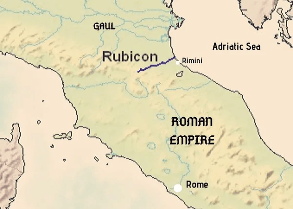 The Rubicon River - a bit of history